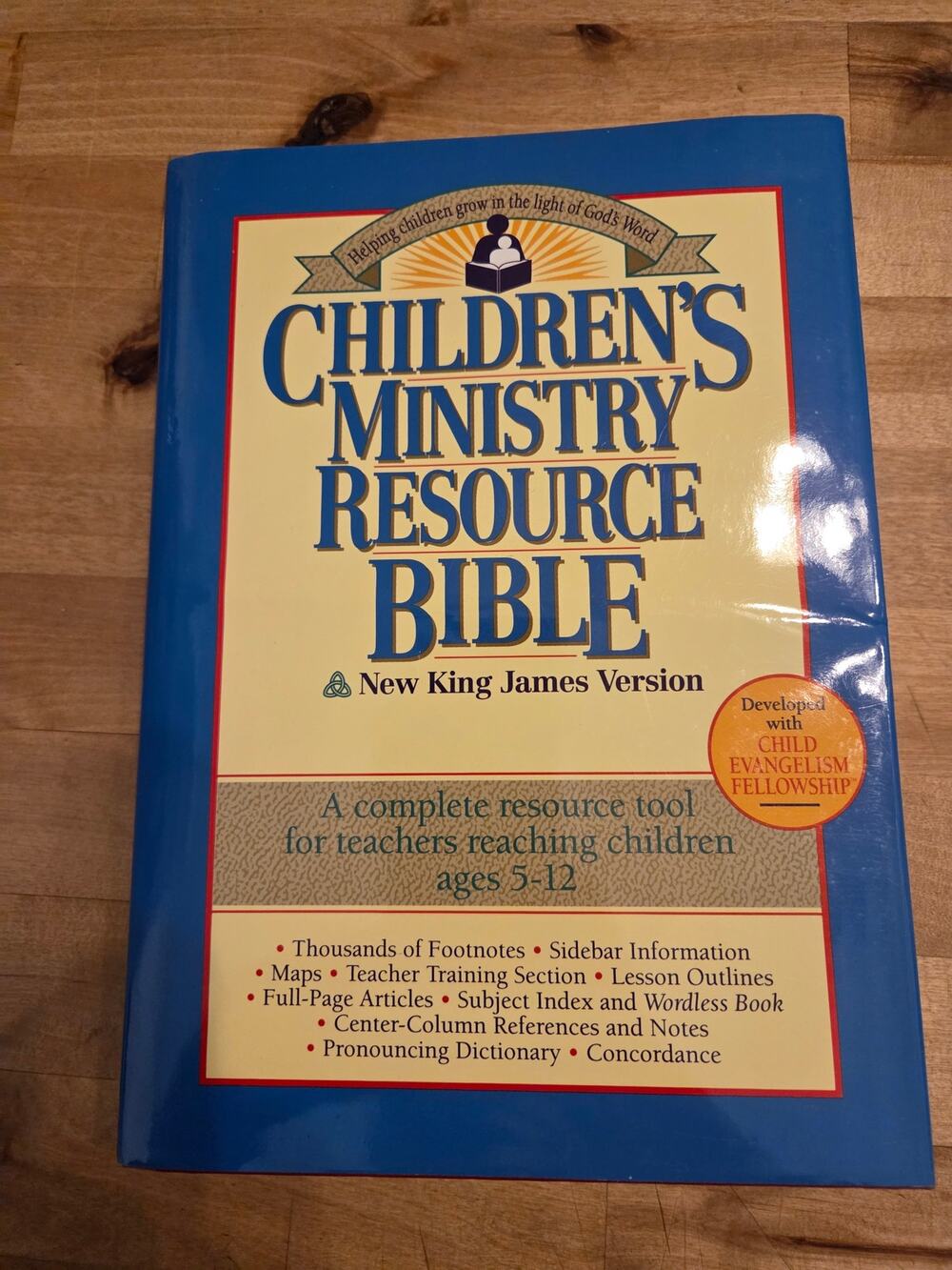 NKJV Children's Ministry Resource Bible (Hardcover) Child Evangelism Fellowship